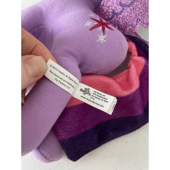 My Little Pony Twilight Sparkle 13" Plush Stuffed Animal Purple Unicorn 2015 - Picture 8 of 11